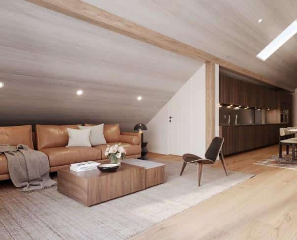 À vendre : Appartement 3 chambres Vallamand - Ref : 1658 | Naef Immobilier