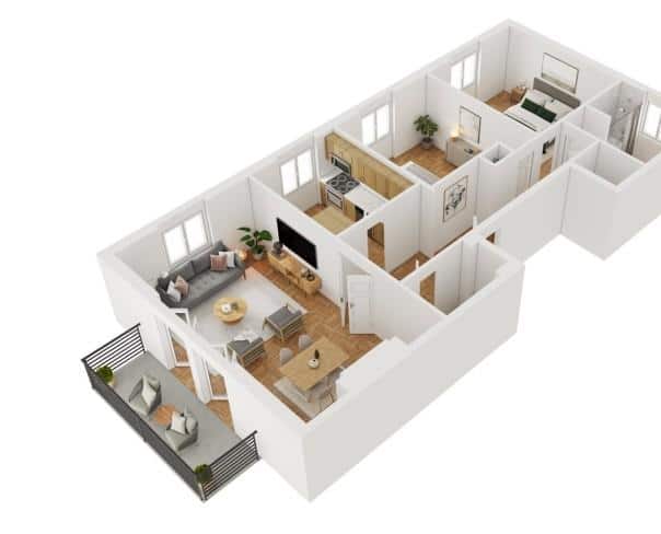 À vendre : Appartement 2 chambres Begnins - Ref : 1846 | Naef Immobilier