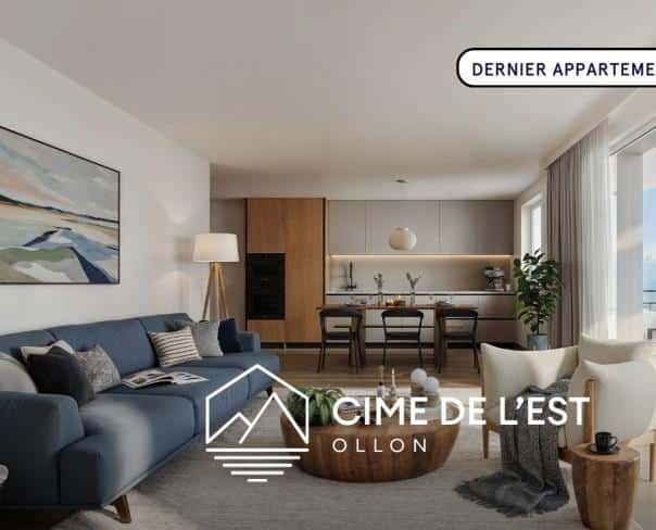 À vendre : Appartement 2 chambres Ollon - Ref : 2149 | Naef Immobilier