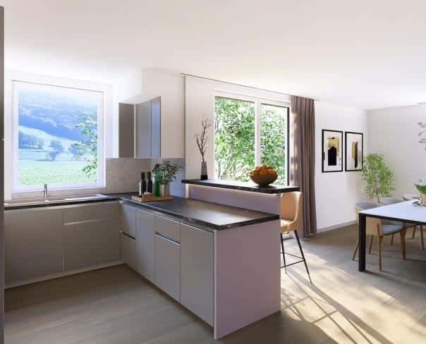 À vendre : Maison 3 chambres Le Mouret - Ref : 2574 | Naef Immobilier