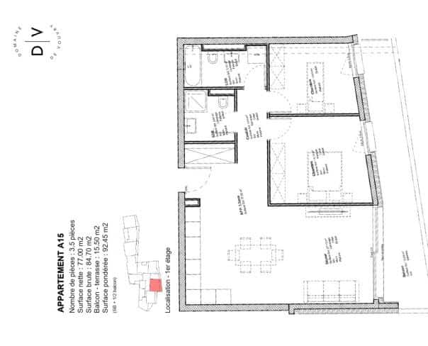 À vendre : Appartement 2 chambres Vouvry - Ref : 2834 | Naef Immobilier