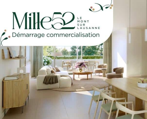 À vendre : Appartement 4 chambres Le Mont-sur-Lausanne - Ref : 3061 | Naef Immobilier