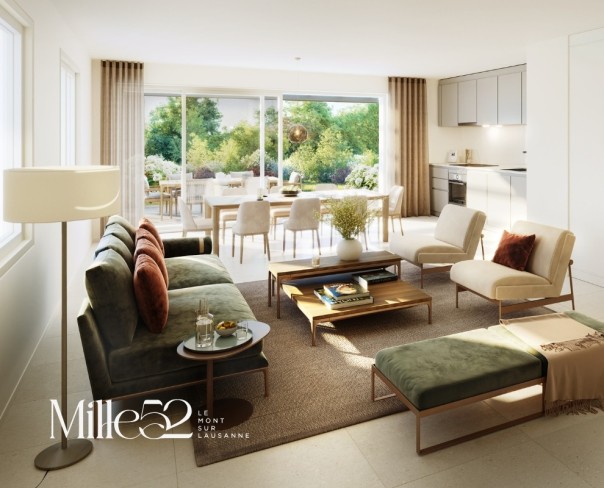 À vendre : Appartement 3 chambres Le Mont-sur-Lausanne - Ref : 3067 | Naef Immobilier