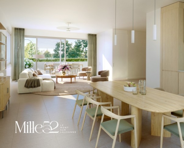 À vendre : Appartement 3 chambres Le Mont-sur-Lausanne - Ref : 3067 | Naef Immobilier