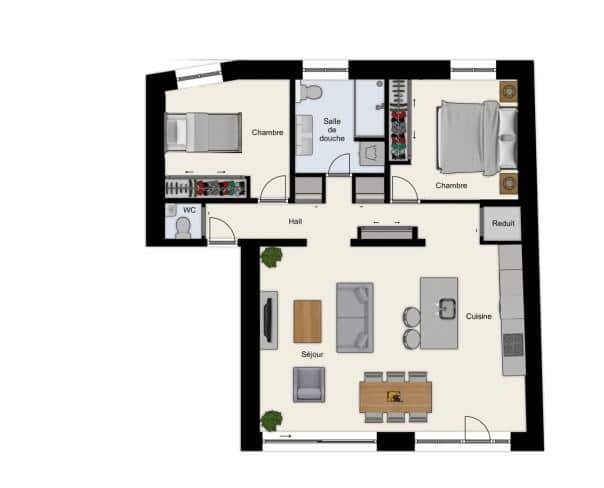 À vendre : Appartement 2 chambres Begnins - Ref : 3130 | Naef Immobilier
