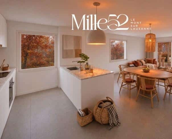 À vendre : Appartement 2 chambres Le Mont-sur-Lausanne - Ref : 3192 | Naef Immobilier