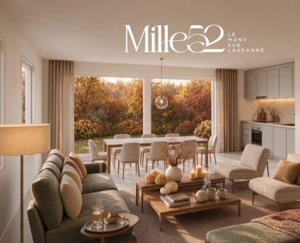 À vendre : Appartement 2 chambres Le Mont-sur-Lausanne - Ref : 3192 | Naef Immobilier