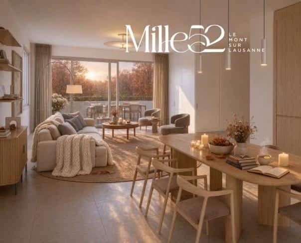 À vendre : Appartement 2 chambres Le Mont-sur-Lausanne - Ref : 3314 | Naef Immobilier